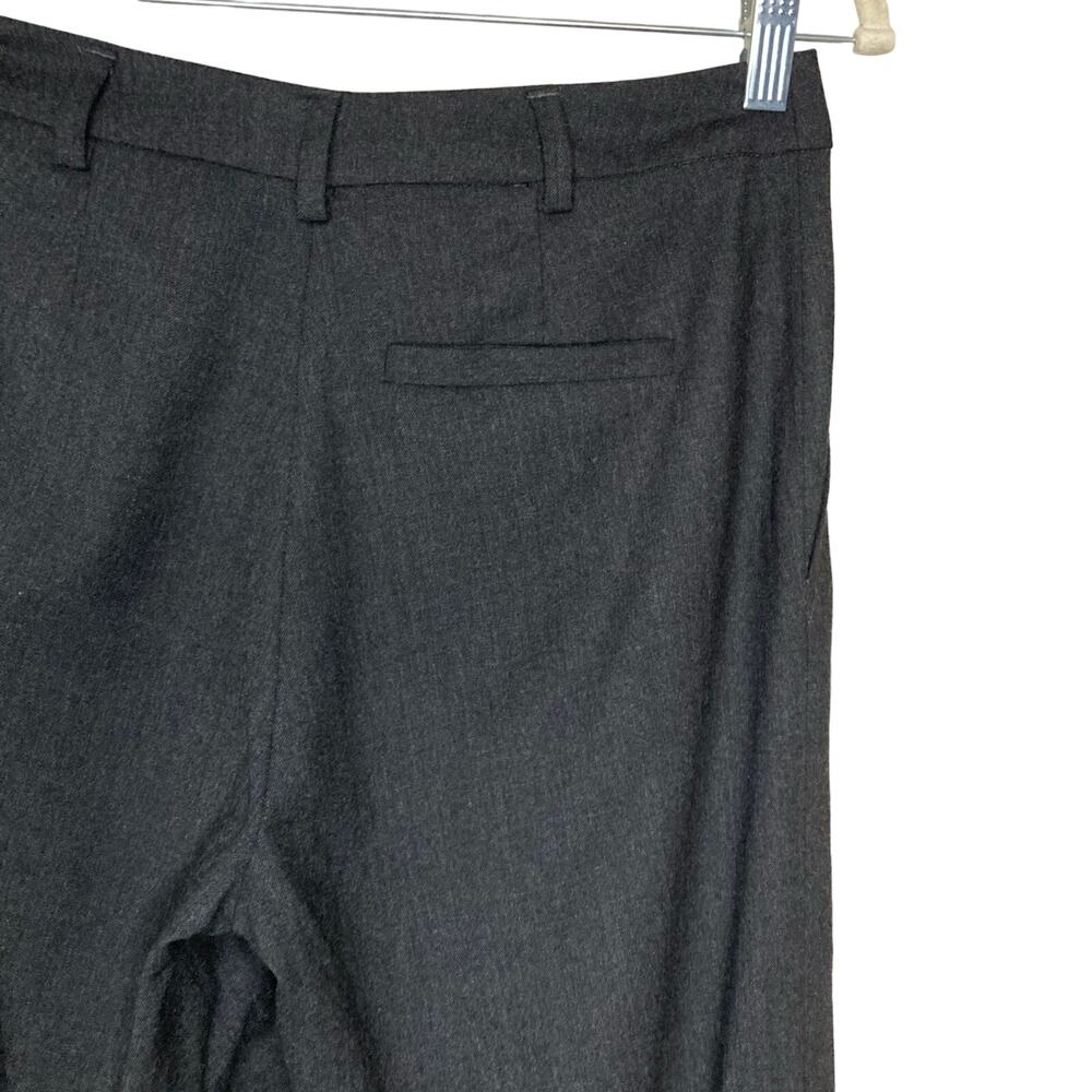 Eileen Fisher Wool Gray Wide Leg Palazzo Dress Pants High Rise Pockets Size XS - Picture 11 of 16